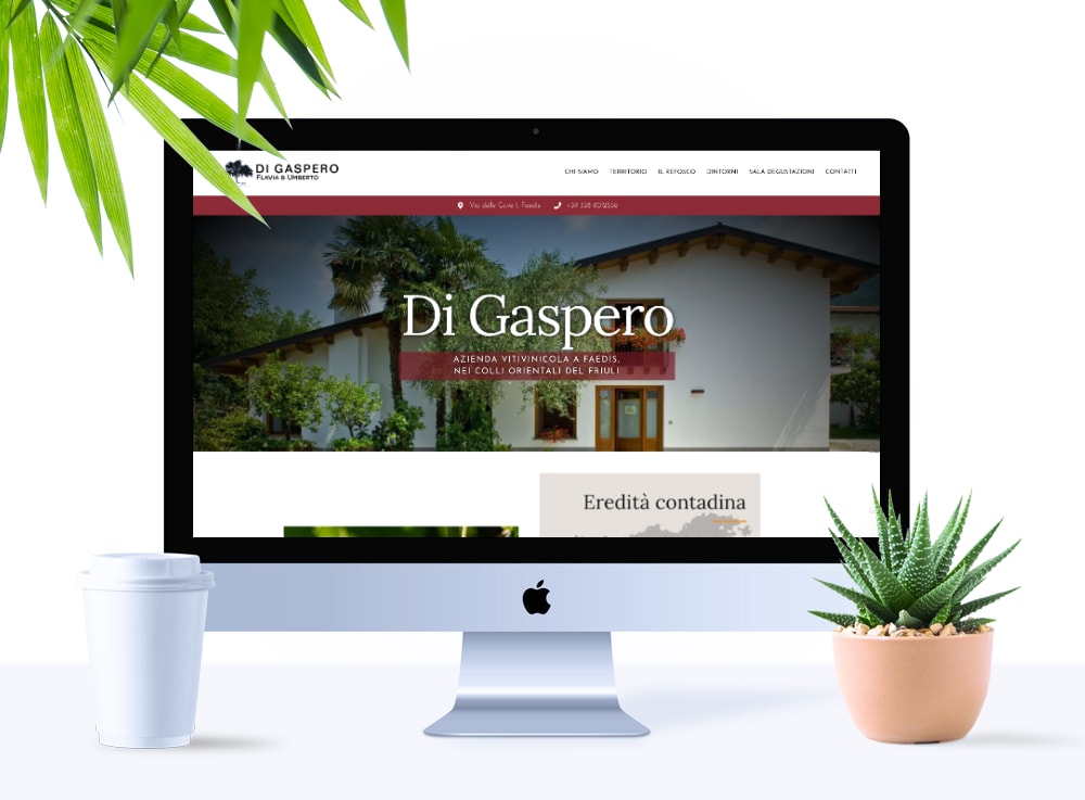 Azienda vinicola di gaspero - sito web